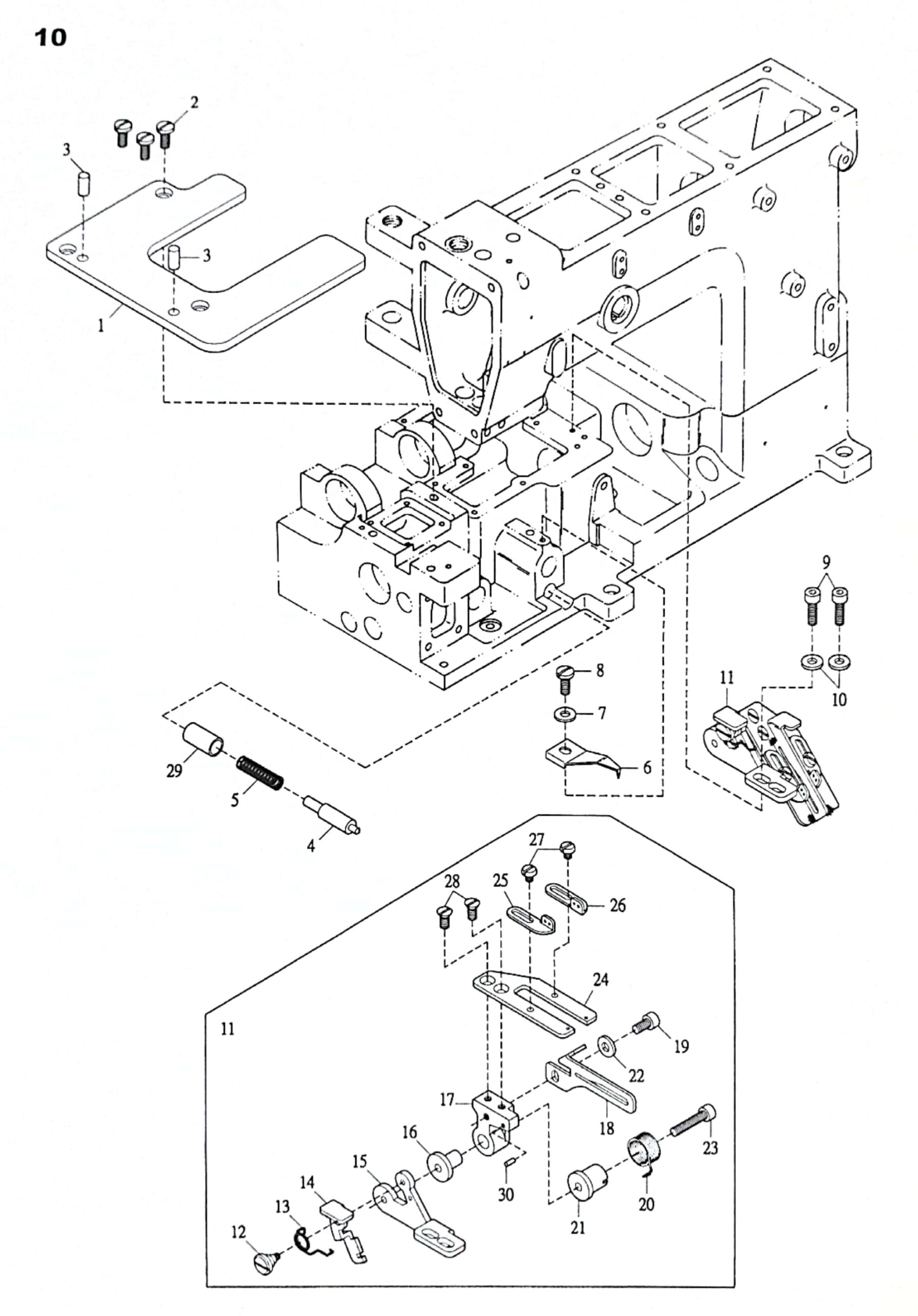 Sewing Machine Spare Parts – P10